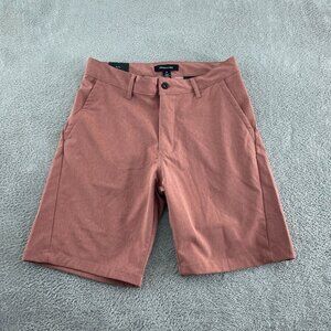 Kenneth Cole Mens 30 Moisture-Wicking Lightweight Shorts In Red NWT 4672